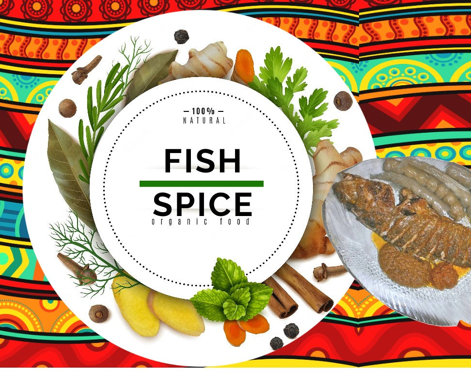 ÉPICES DE POISSON GRILLÉ - Sipes/Assaisonnements d'Afrique et des Caraïbes  - Wawa Spices